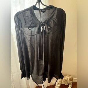 Beautiful tie blouse